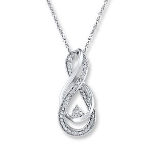 Kay Jewelers Infinity Symbol Necklace